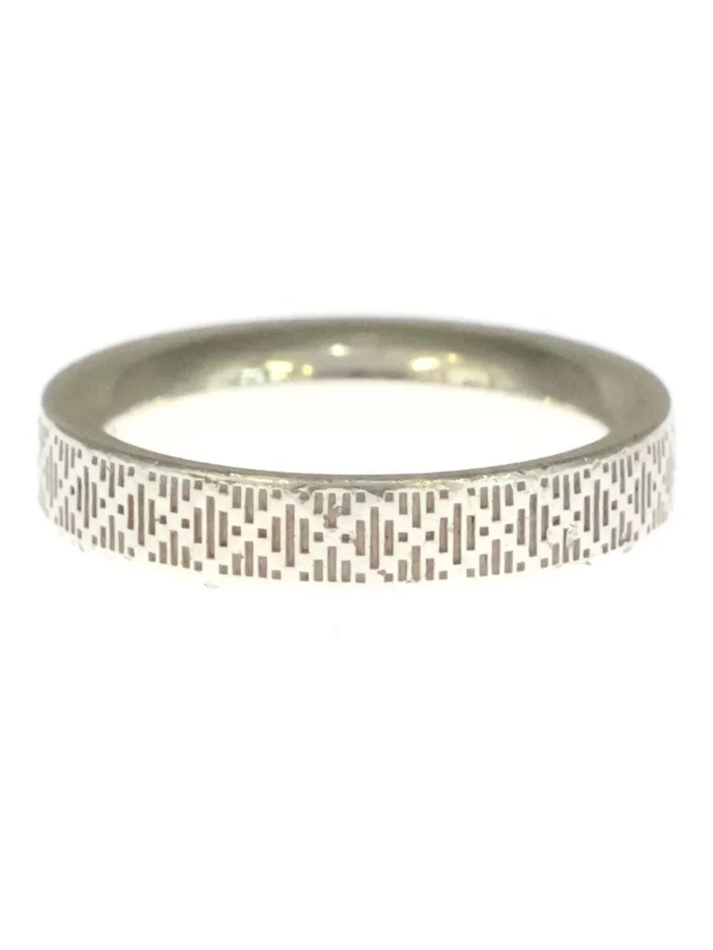 Gucci Diamante Logo Ring Silver
